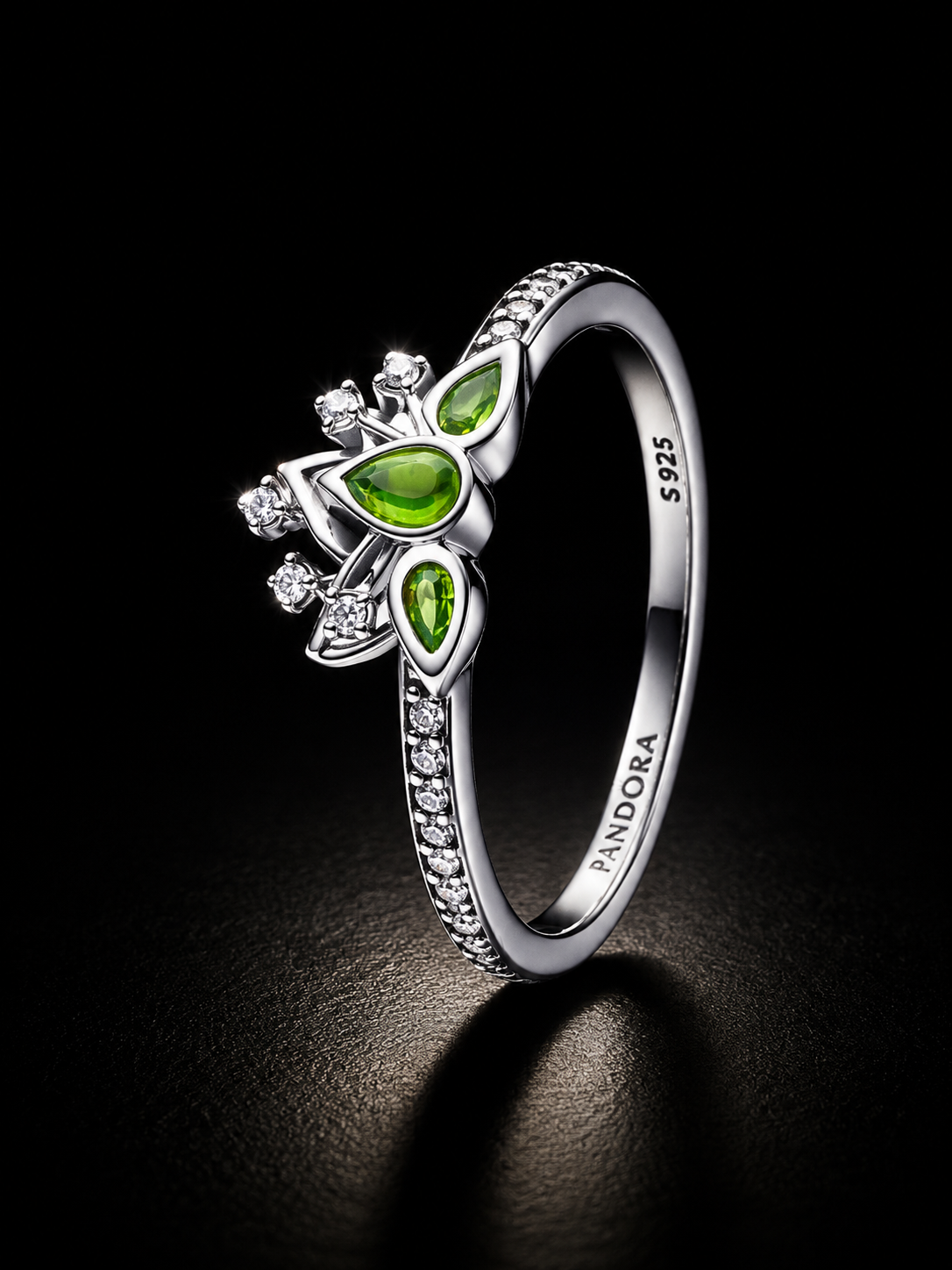 Pandora Disney Princess Tiana Tiara Ring – Sterling Silver