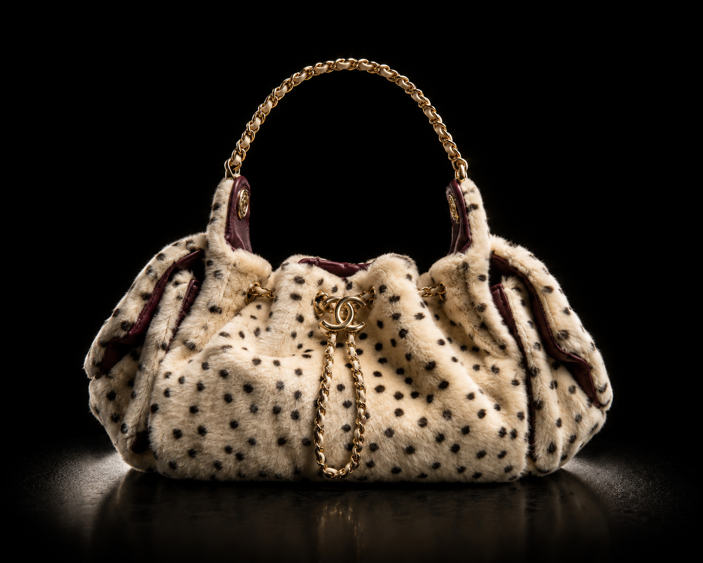 Rare Chanel 25 Mini Handbag Brown Pony Hair Gold Tone Metal Matthieu Blazy Métiers D’Art 2026